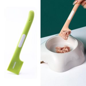 Cat & Dog Wet Food Mixing Canned Long Handle Spoon(Fruit Green) (OEM)