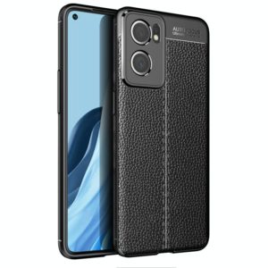 For OnePlus Nord CE 2 5G Litchi Texture Shockproof TPU Phone Case(Black) (OEM)
