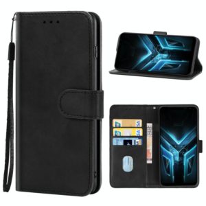 Leather Phone Case For Asus ROG Phone 3 ZS661KL(Black) (OEM)