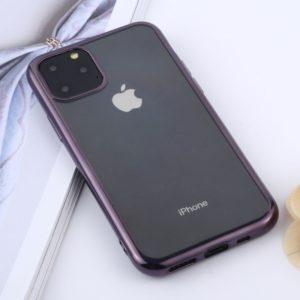 Transparent TPU Anti-Drop And Waterproof Mobile Phone Protective Case for iPhone 11 Pro (2019)(Purple) (OEM)