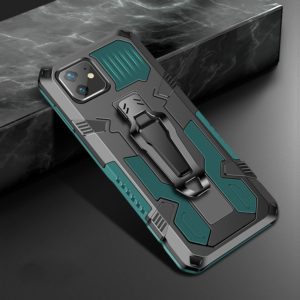 For iPhone 11 Pro Max Machine Armor Warrior Shockproof PC + TPU Protective Case(Army Green) (OEM)