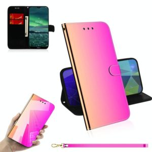 For Nokia 2.3 Lmitated Mirror Surface Horizontal Flip Leather Case with Holder & Card Slots & Wallet & Lanyard(Gradient Color) (OEM)