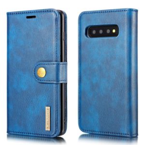 DG.MING Crazy Horse Texture Flip Detachable Magnetic Leather Case for Samsung Galaxy S10 E, with Holder & Card Slots & Wallet(Blue) (DG.MING) (OEM)