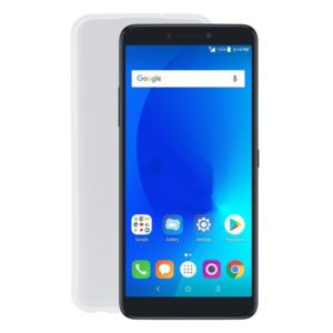 TPU Phone Case For Alcatel 3V 2018(Transparent White) (OEM)