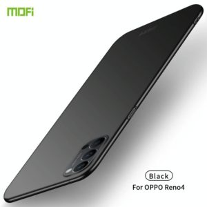 For OPPO Reno4 MOFI Frosted PC Ultra-thin Hard Case(Black) (MOFI) (OEM)