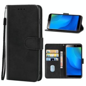 For Tecno Pouvoir 3 Air Leather Phone Case(Black) (OEM)