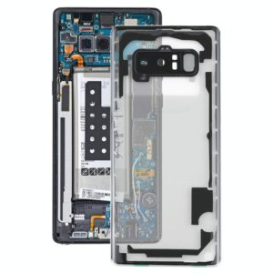 For Samsung Galaxy Note 8 / N950F N950FD N950U N950W N9500 N950N Transparent Battery Back Cover with Camera Lens Cover (Transparent) (OEM)