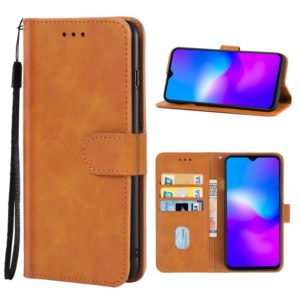 Leather Phone Case For Blackview A60 Pro(Brown) (OEM)