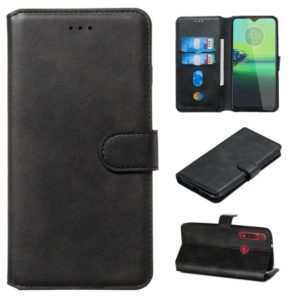 For Motorola Moto G8 Play / One Macro Classic Calf Texture Horizontal Flip PU Leather Case, with Holder & Card Slots & Wallet(Black) (OEM)