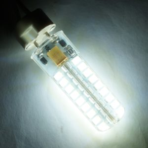 GY6.35 5W SMD2835 72LEDs Dimmable Silicone Corn Bulb for Chandelier Crystal Lamp Lighting Accessories,AC 12V(Cool White) (OEM)