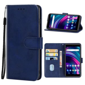 For BLU J9L Leather Phone Case(Blue) (OEM)