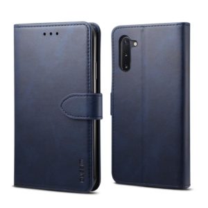 For Galaxy Note 10+ GUSSIM Business Style Horizontal Flip Leather Case with Holder & Card Slots & Wallet(Blue) (GUSSIM) (OEM)