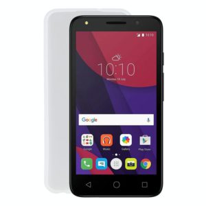 TPU Phone Case For Alcatel Pixi 4 5.0 4G(Transparent White) (OEM)