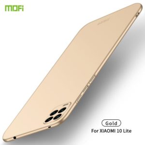 For Xiaomi Mi 10 Lite MOFI Frosted PC Ultra-thin Hard Case(Gold) (MOFI) (OEM)