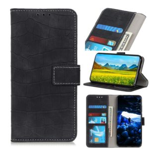 For ZTE Blade A3 2020 Crocodile Texture Horizontal Flip Leather Case with Holder & Card Slots & Wallet(Black) (OEM)