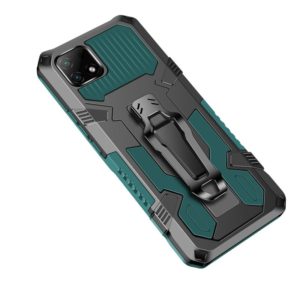 For OPPO Realme C21 / C20 Armor Warrior Shockproof PC + TPU Protective Case(Army Green) (OEM)