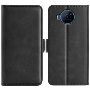 For Nokia X100 Dual-side Magnetic Buckle Leather Phone Case(Black) (OEM)