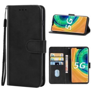 Leather Phone Case For Huawei Mate 30E Pro 5G(Black) (OEM)