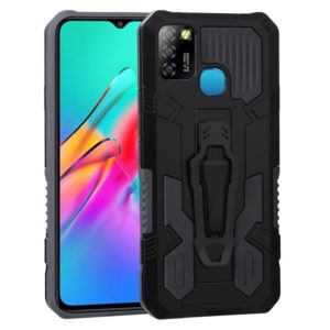 For Infinix Smart 5 Armor Warrior Shockproof PC + TPU Protective Case(Grey) (OEM)