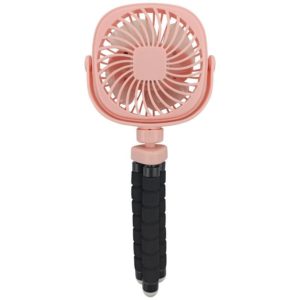 Octopus Stroller Deformation Fan Desktop Portable Handheld USB Small Fan, Colour: 1200mAh Pink (OEM)