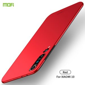 For Xiaomi Mi 10 MOFI Frosted PC Ultra-thin Hard Case(Red) (MOFI) (OEM)