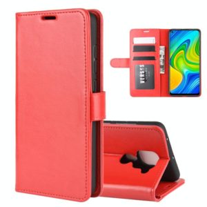 For Xiaomi Redmi Note 9/10X 4G R64 Texture Single Horizontal Flip Protective Case with Holder & Card Slots & Wallet& Photo Frame(Red) (OEM)