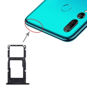 SIM Card Tray + SIM Card Tray / Micro SD Card Tray for Huawei Enjoy 9s (Black) (OEM)