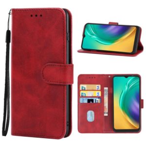 For Tecno Pop 4 Pro Leather Phone Case(Red) (OEM)