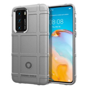 For Huawei P40 Full Coverage Shockproof TPU Case(Grey) (OEM)