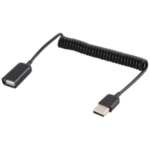 USB Male to USB Female Laptop Spring Charging Cable (OEM)