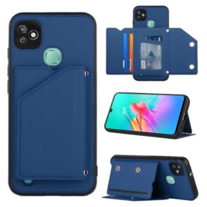 For Infinix Smart HD 2021-X612 Skin Feel PU + TPU + PC Phone Case(Blue) (OEM)