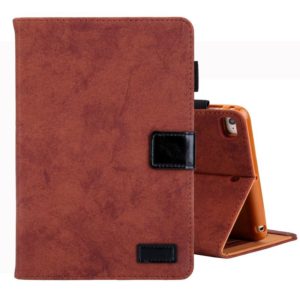 For iPad Mini 1 / 2 / 3 / 4 Business Style Horizontal Flip Leather Case, with Holder & Card Slot & Photo Frame & Sleep / Wake-up Function(Brown) (OEM)
