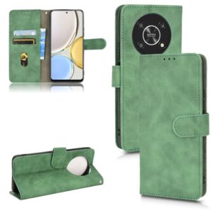 For Honor X9 5G/X30/Magic4 Lite Skin Feel Magnetic Flip Leather Phone Case(Green) (OEM)