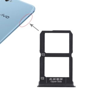 For Vivo X9i 2 x SIM Card Tray (Black) (OEM)