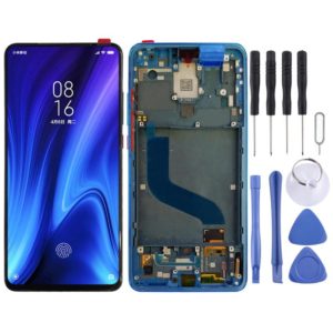 OLED LCD Screen for Xiaomi Redmi K20 / Redmi K20 Pro / 9T Pro Digitizer Full Assembly with Frame(Blue) (OEM)