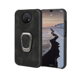For Nokia G10 Ring Holder PU Phone Case(Black) (OEM)