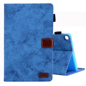 For Galaxy Tab A 10.1 (2019) Business Style Horizontal Flip Leather Case, with Holder & Card Slot & Photo Frame & Sleep / Wake-up Function(Blue) (OEM)