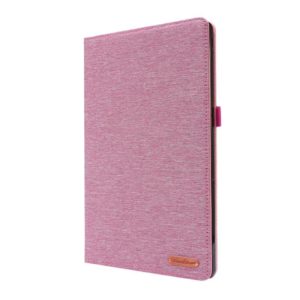 For Nokia T20 TPU + Fabric PU Leather Tablet Case(Rose Red) (OEM)