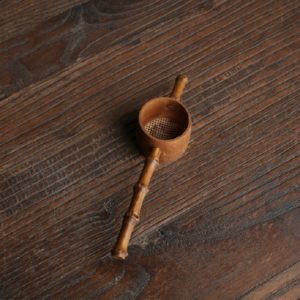 Bamboo Woven Creative Filter Reusable Filter Tea Colander Gadget, Style:Bamboo Pole Hole Tea Leak (OEM)