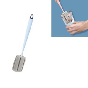 Vertical Simple Hanging Sponge Cup Brush Household Milk Bottle Cleaning Brush(Blue) (OEM)