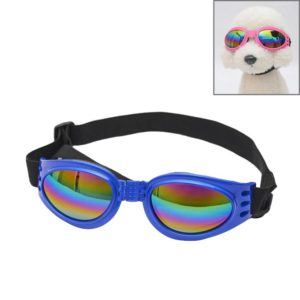 Anti-fog UV400 Dog Foldable Polarized Sunglasses for Dogs with 6Kg Weight or Heavier(Blue) (OEM)
