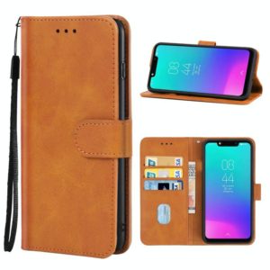 For Tecno Pouvoir 3 Leather Phone Case(Brown) (OEM)
