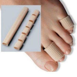 Breathable fiber silicone toe finger eversion correction Toe Separator Protective Gloves(M) (OEM)