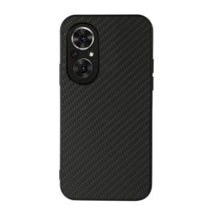 For Honor 50 SE Accurate Hole Carbon Fiber Texture Shockproof Case(Black) (OEM)