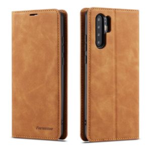 For Huawei P30 Pro Forwenw Dream Series Oil Edge Strong Magnetism Horizontal Flip Leather Case with Holder & Card Slots & Wallet & Photo Frame(Brown) (Forwenw) (OEM)