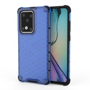 For Huawei P40 Shockproof Honeycomb PC + TPU Case(Blue) (OEM)