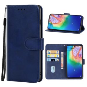 Leather Phone Case For TCL 20 5G(Blue) (OEM)