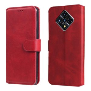 For Infinix Zero 8 Classic Calf Texture PU + TPU Horizontal Flip Leather Case with Holder & Card Slots & Wallet(Red) (OEM)