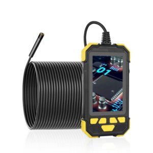 Y19 3.9mm Single Lens Hand-held Hard-wire Endoscope with 4.3-inch IPS Color LCD Screen, Cable Length:3.5m(Yellow) (OEM)