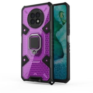 For Honor X20 Space PC+TPU Shockproof Case with Ring Holder(Purple) (OEM)